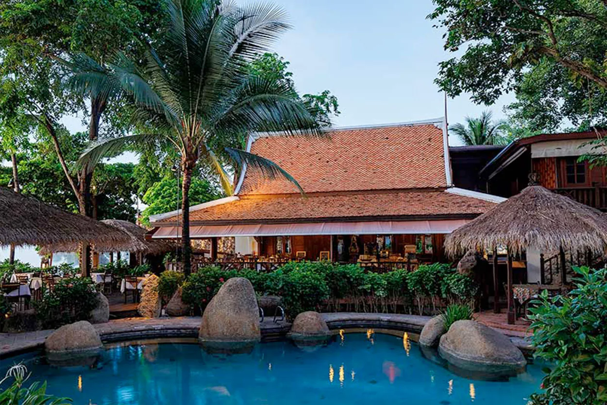 Anavana Beach Restaurant Next to Swimming Pool