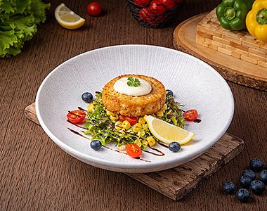 Crab Cakes (ทอดมันปู) - Angle 2