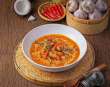 Paneng Curry - Neua/Goong/Pla/Gai/Moo (พะเเนง เนื้อ/กุ้ง/ปลา/ไก่/หม) - Angle 1
