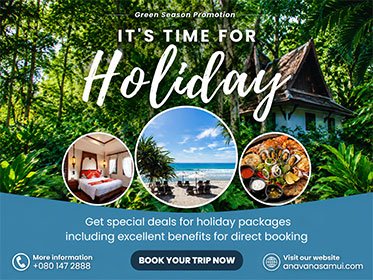 Green Season Promotion at Anavana, Koh Samui