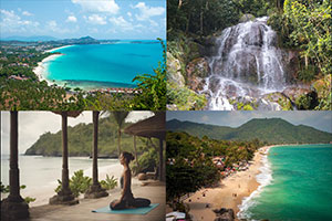 Some of the top attractions around the island include Chaweng Beach, the secret Buddha garden, Grandfater & Gradmother rocks and Lamai Beach.