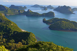 View of Mu Ko Ang Thong Marine Park, Thailand